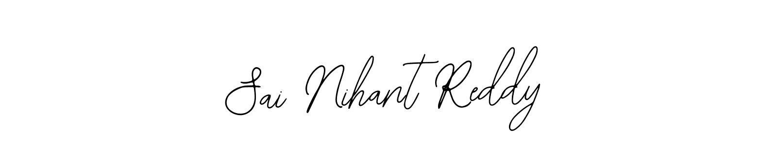 This is the best signature style for the Sai Nihant Reddy name. Also you like these signature font (Bearetta-2O07w). Mix name signature. Sai Nihant Reddy signature style 12 images and pictures png