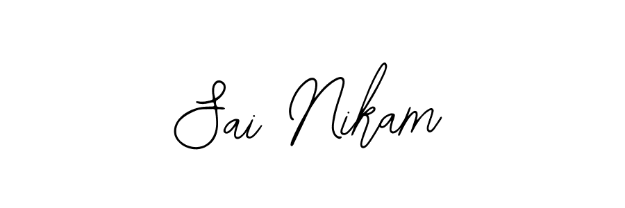 Sai Nikam stylish signature style. Best Handwritten Sign (Bearetta-2O07w) for my name. Handwritten Signature Collection Ideas for my name Sai Nikam. Sai Nikam signature style 12 images and pictures png