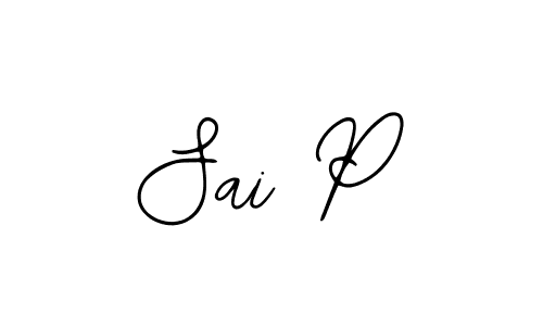 Use a signature maker to create a handwritten signature online. With this signature software, you can design (Bearetta-2O07w) your own signature for name Sai P. Sai P signature style 12 images and pictures png