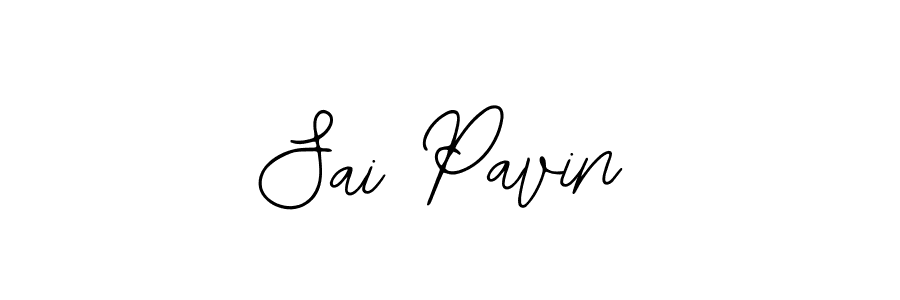 Use a signature maker to create a handwritten signature online. With this signature software, you can design (Bearetta-2O07w) your own signature for name Sai Pavin. Sai Pavin signature style 12 images and pictures png