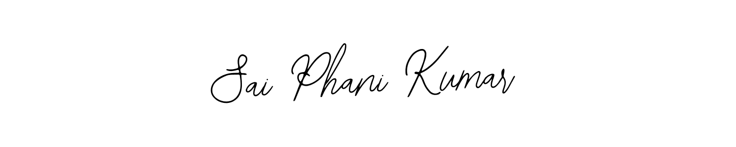 Design your own signature with our free online signature maker. With this signature software, you can create a handwritten (Bearetta-2O07w) signature for name Sai Phani Kumar. Sai Phani Kumar signature style 12 images and pictures png