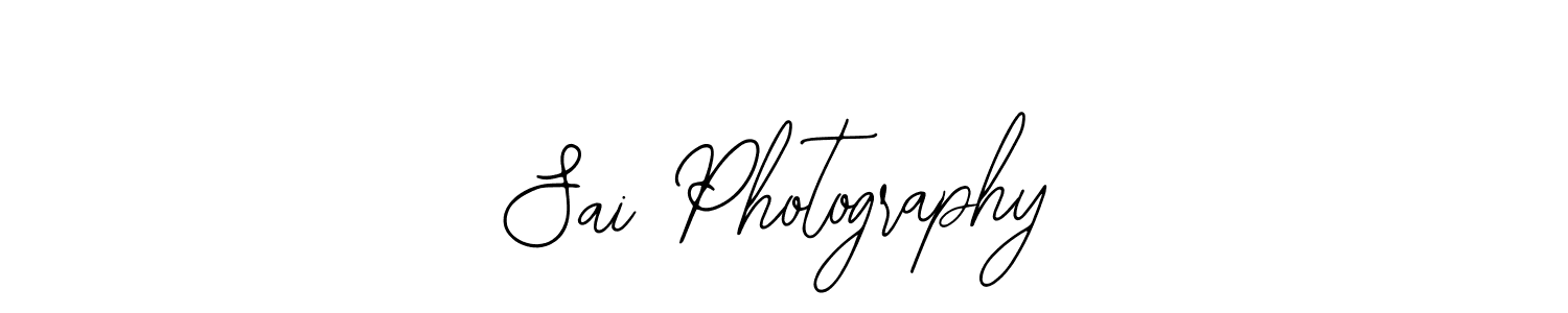 How to make Sai Photography name signature. Use Bearetta-2O07w style for creating short signs online. This is the latest handwritten sign. Sai Photography signature style 12 images and pictures png