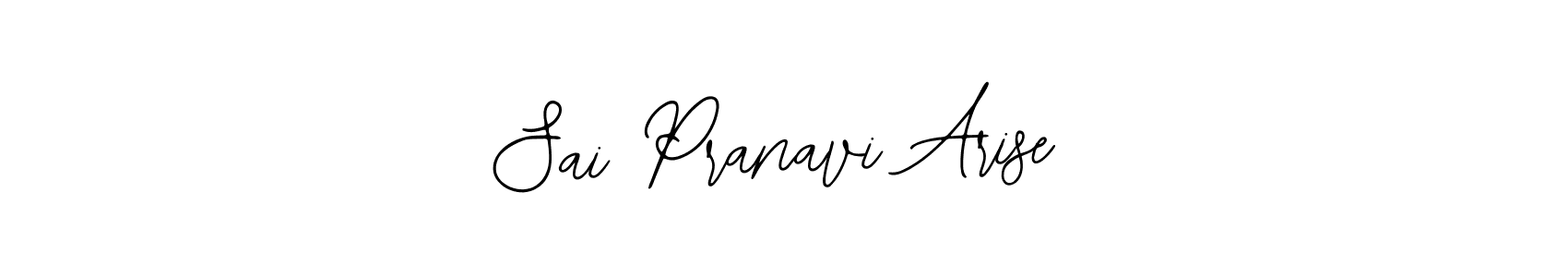 Make a beautiful signature design for name Sai Pranavi Arise. With this signature (Bearetta-2O07w) style, you can create a handwritten signature for free. Sai Pranavi Arise signature style 12 images and pictures png