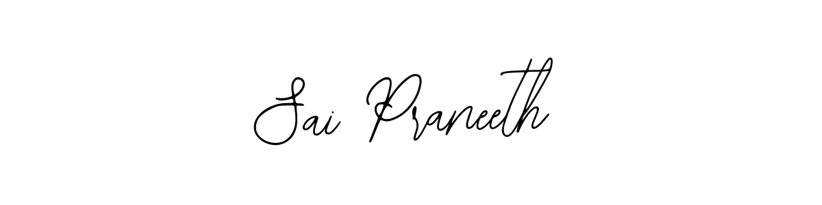 Design your own signature with our free online signature maker. With this signature software, you can create a handwritten (Bearetta-2O07w) signature for name Sai Praneeth. Sai Praneeth signature style 12 images and pictures png