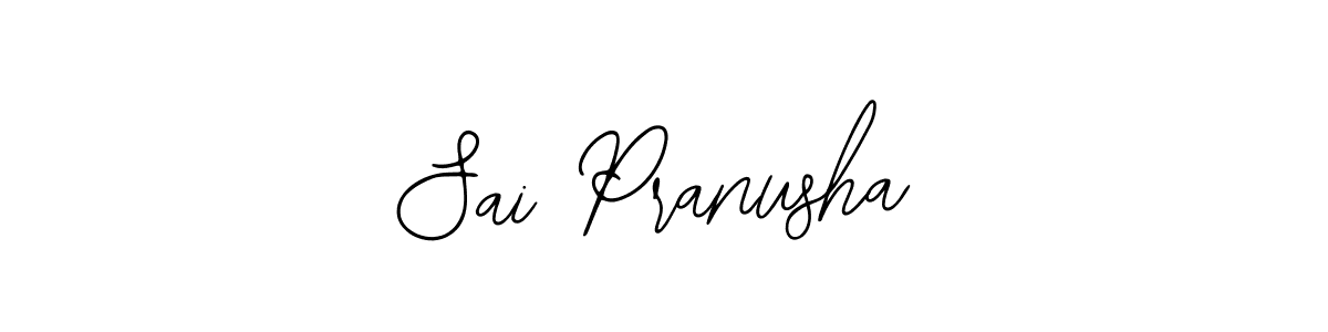 The best way (Bearetta-2O07w) to make a short signature is to pick only two or three words in your name. The name Sai Pranusha include a total of six letters. For converting this name. Sai Pranusha signature style 12 images and pictures png