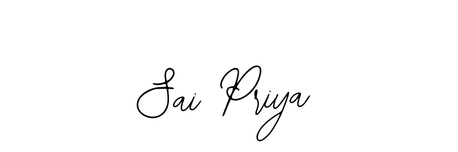 Sai Priya stylish signature style. Best Handwritten Sign (Bearetta-2O07w) for my name. Handwritten Signature Collection Ideas for my name Sai Priya. Sai Priya signature style 12 images and pictures png
