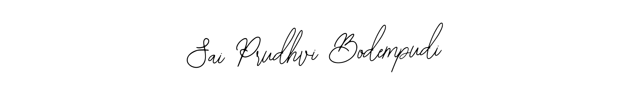 This is the best signature style for the Sai Prudhvi Bodempudi name. Also you like these signature font (Bearetta-2O07w). Mix name signature. Sai Prudhvi Bodempudi signature style 12 images and pictures png