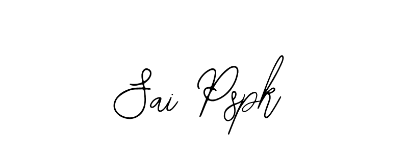 How to make Sai Pspk signature? Bearetta-2O07w is a professional autograph style. Create handwritten signature for Sai Pspk name. Sai Pspk signature style 12 images and pictures png