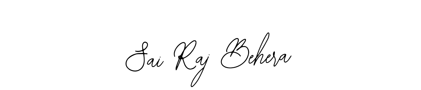 You should practise on your own different ways (Bearetta-2O07w) to write your name (Sai Raj Behera) in signature. don't let someone else do it for you. Sai Raj Behera signature style 12 images and pictures png