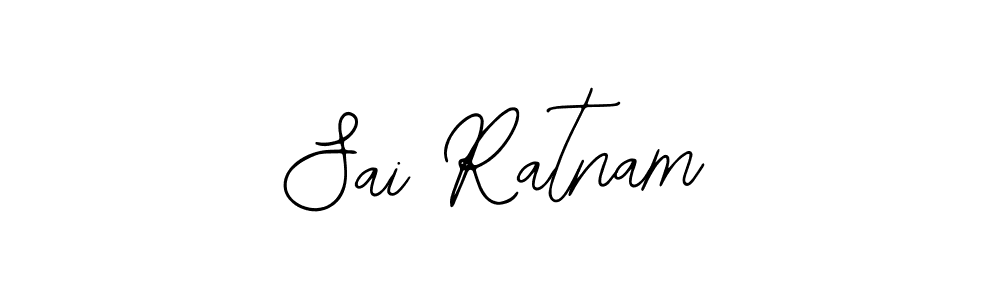 You should practise on your own different ways (Bearetta-2O07w) to write your name (Sai Ratnam) in signature. don't let someone else do it for you. Sai Ratnam signature style 12 images and pictures png