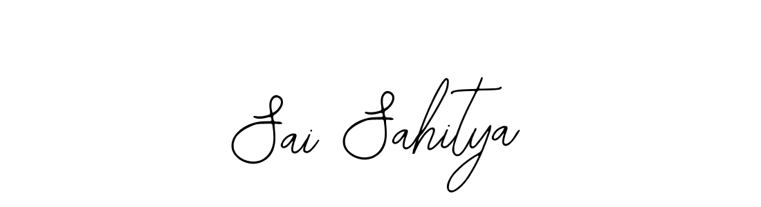 How to make Sai Sahitya signature? Bearetta-2O07w is a professional autograph style. Create handwritten signature for Sai Sahitya name. Sai Sahitya signature style 12 images and pictures png