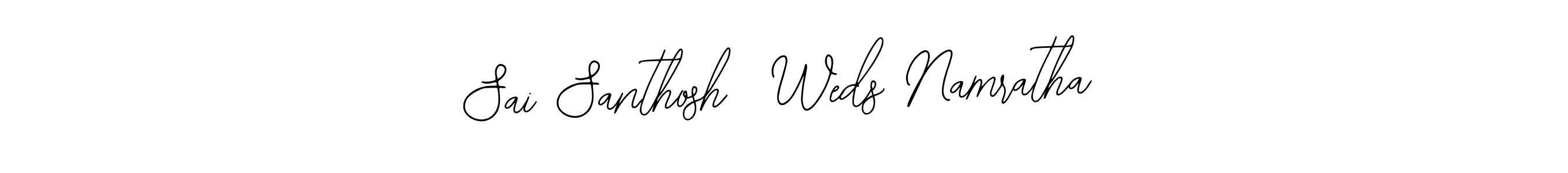 How to Draw Sai Santhosh  Weds Namratha signature style? Bearetta-2O07w is a latest design signature styles for name Sai Santhosh  Weds Namratha. Sai Santhosh  Weds Namratha signature style 12 images and pictures png