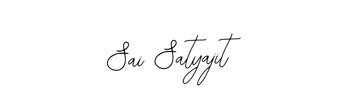 You should practise on your own different ways (Bearetta-2O07w) to write your name (Sai Satyajit) in signature. don't let someone else do it for you. Sai Satyajit signature style 12 images and pictures png