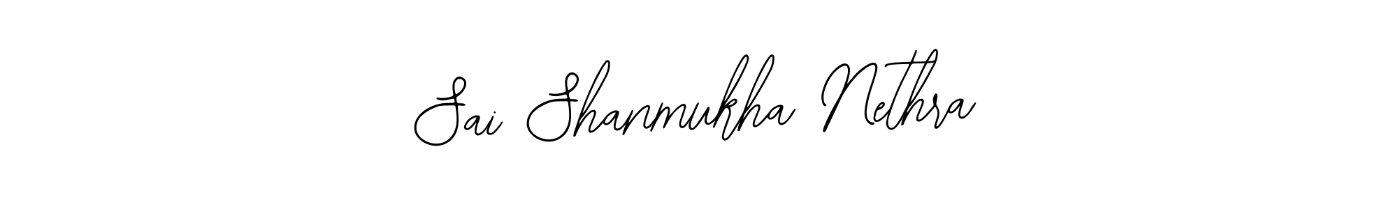 Sai Shanmukha Nethra stylish signature style. Best Handwritten Sign (Bearetta-2O07w) for my name. Handwritten Signature Collection Ideas for my name Sai Shanmukha Nethra. Sai Shanmukha Nethra signature style 12 images and pictures png