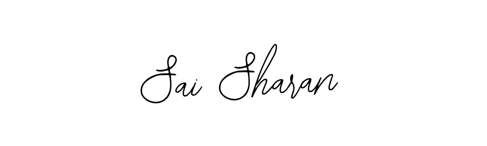 How to make Sai Sharan name signature. Use Bearetta-2O07w style for creating short signs online. This is the latest handwritten sign. Sai Sharan signature style 12 images and pictures png