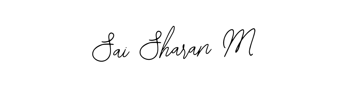 Also You can easily find your signature by using the search form. We will create Sai Sharan M name handwritten signature images for you free of cost using Bearetta-2O07w sign style. Sai Sharan M signature style 12 images and pictures png