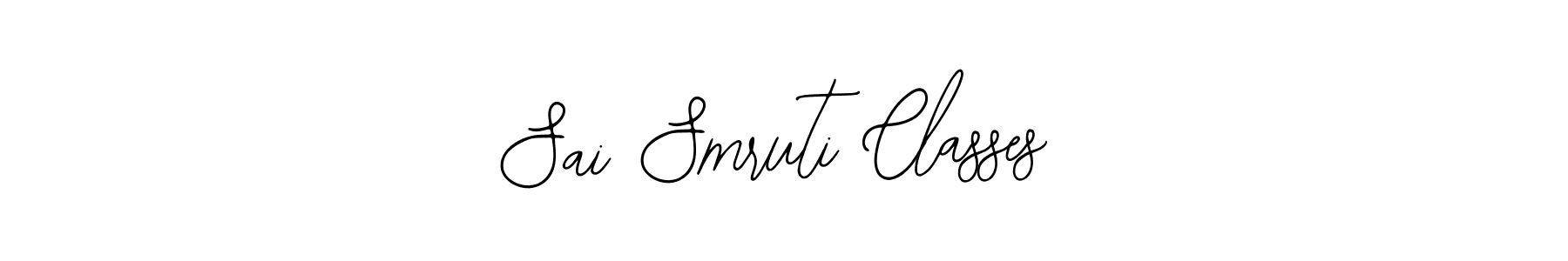 Sai Smruti Classes stylish signature style. Best Handwritten Sign (Bearetta-2O07w) for my name. Handwritten Signature Collection Ideas for my name Sai Smruti Classes. Sai Smruti Classes signature style 12 images and pictures png