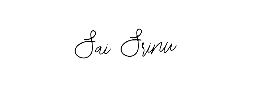 Use a signature maker to create a handwritten signature online. With this signature software, you can design (Bearetta-2O07w) your own signature for name Sai Srinu. Sai Srinu signature style 12 images and pictures png