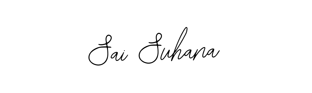 Also we have Sai Suhana name is the best signature style. Create professional handwritten signature collection using Bearetta-2O07w autograph style. Sai Suhana signature style 12 images and pictures png