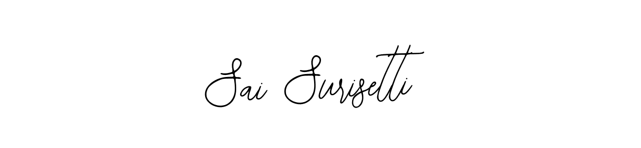 The best way (Bearetta-2O07w) to make a short signature is to pick only two or three words in your name. The name Sai Surisetti include a total of six letters. For converting this name. Sai Surisetti signature style 12 images and pictures png