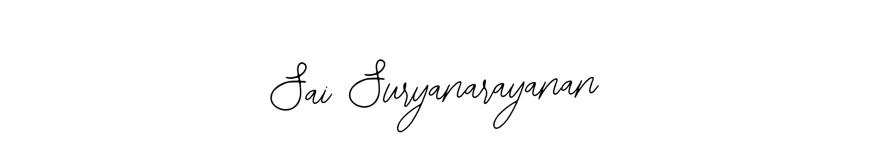 Sai Suryanarayanan stylish signature style. Best Handwritten Sign (Bearetta-2O07w) for my name. Handwritten Signature Collection Ideas for my name Sai Suryanarayanan. Sai Suryanarayanan signature style 12 images and pictures png