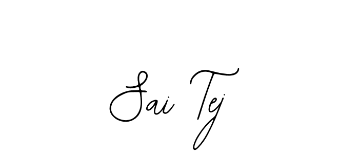 How to make Sai Tej name signature. Use Bearetta-2O07w style for creating short signs online. This is the latest handwritten sign. Sai Tej signature style 12 images and pictures png