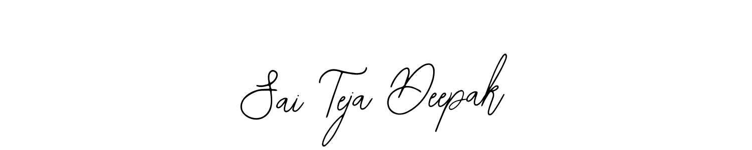 Use a signature maker to create a handwritten signature online. With this signature software, you can design (Bearetta-2O07w) your own signature for name Sai Teja Deepak. Sai Teja Deepak signature style 12 images and pictures png