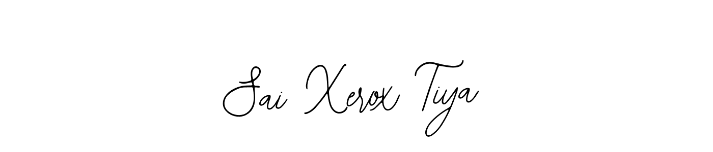 It looks lik you need a new signature style for name Sai Xerox Tiya. Design unique handwritten (Bearetta-2O07w) signature with our free signature maker in just a few clicks. Sai Xerox Tiya signature style 12 images and pictures png