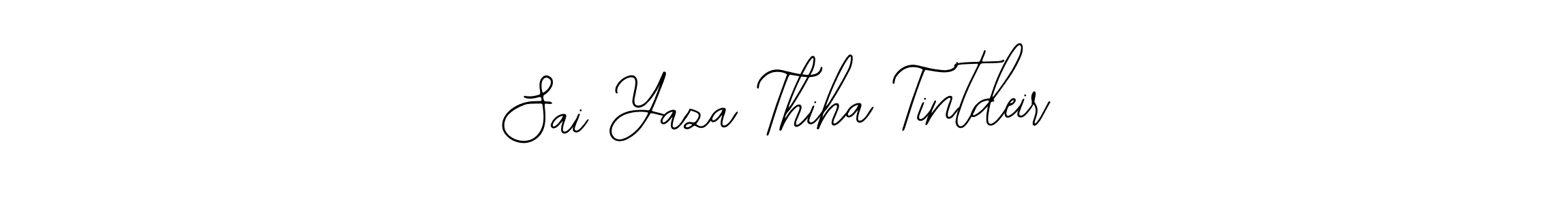 The best way (Bearetta-2O07w) to make a short signature is to pick only two or three words in your name. The name Sai Yaza Thiha Tintdeir include a total of six letters. For converting this name. Sai Yaza Thiha Tintdeir signature style 12 images and pictures png