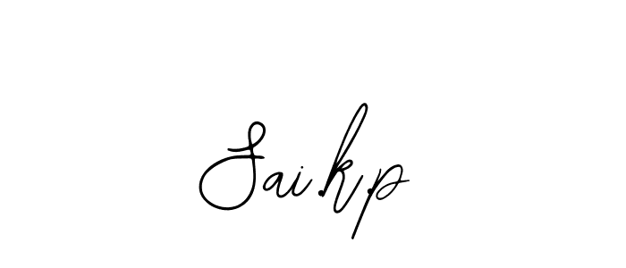 Similarly Bearetta-2O07w is the best handwritten signature design. Signature creator online .You can use it as an online autograph creator for name Sai.k.p. Sai.k.p signature style 12 images and pictures png