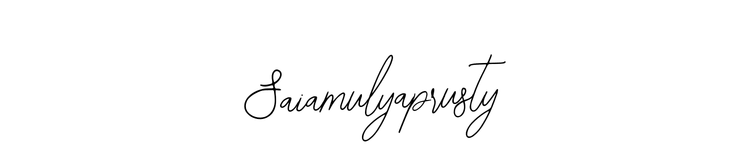 This is the best signature style for the Saiamulyaprusty name. Also you like these signature font (Bearetta-2O07w). Mix name signature. Saiamulyaprusty signature style 12 images and pictures png