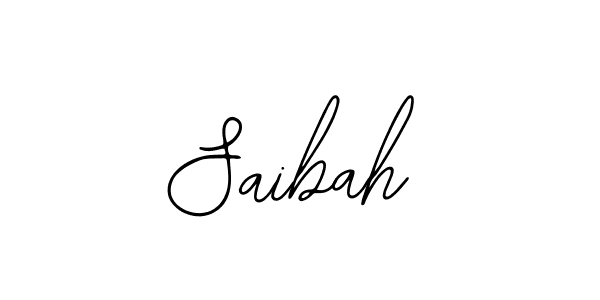 You should practise on your own different ways (Bearetta-2O07w) to write your name (Saibah) in signature. don't let someone else do it for you. Saibah signature style 12 images and pictures png