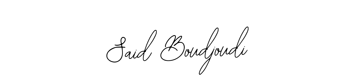 Said Boudjoudi stylish signature style. Best Handwritten Sign (Bearetta-2O07w) for my name. Handwritten Signature Collection Ideas for my name Said Boudjoudi. Said Boudjoudi signature style 12 images and pictures png
