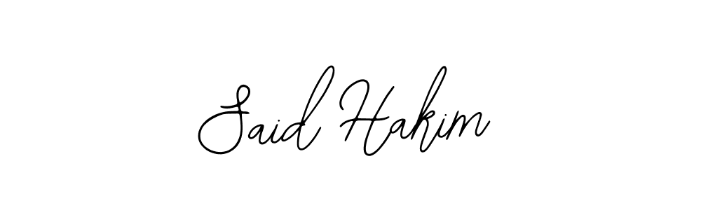 Make a beautiful signature design for name Said Hakim. With this signature (Bearetta-2O07w) style, you can create a handwritten signature for free. Said Hakim signature style 12 images and pictures png