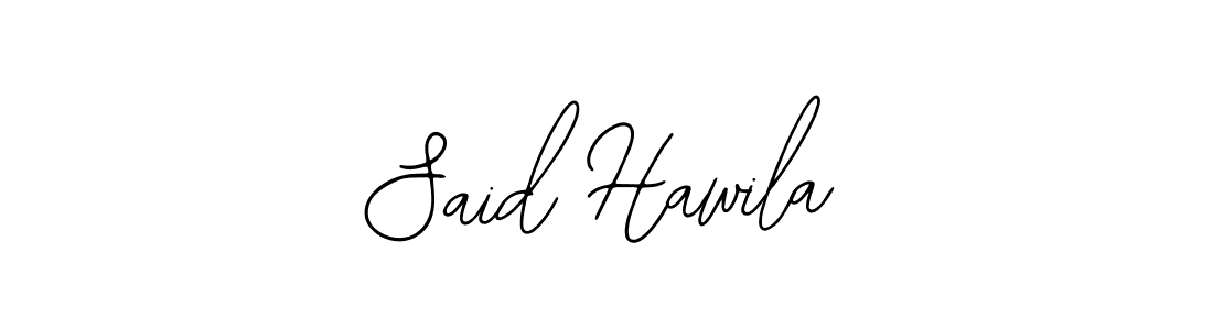 Said Hawila stylish signature style. Best Handwritten Sign (Bearetta-2O07w) for my name. Handwritten Signature Collection Ideas for my name Said Hawila. Said Hawila signature style 12 images and pictures png