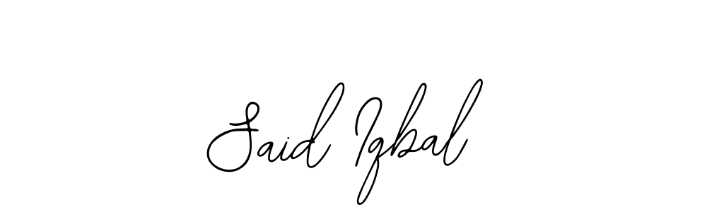 Best and Professional Signature Style for Said Iqbal. Bearetta-2O07w Best Signature Style Collection. Said Iqbal signature style 12 images and pictures png