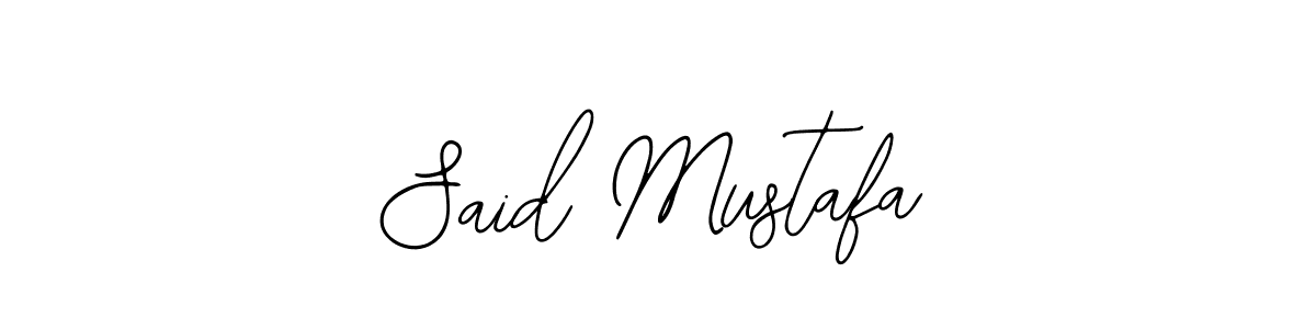The best way (Bearetta-2O07w) to make a short signature is to pick only two or three words in your name. The name Said Mustafa include a total of six letters. For converting this name. Said Mustafa signature style 12 images and pictures png