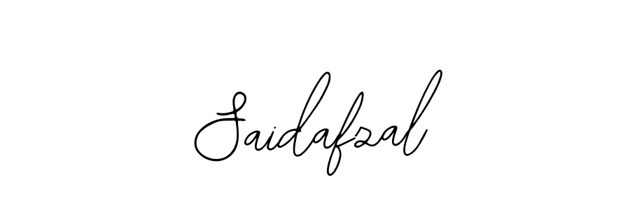 How to make Saidafzal name signature. Use Bearetta-2O07w style for creating short signs online. This is the latest handwritten sign. Saidafzal signature style 12 images and pictures png
