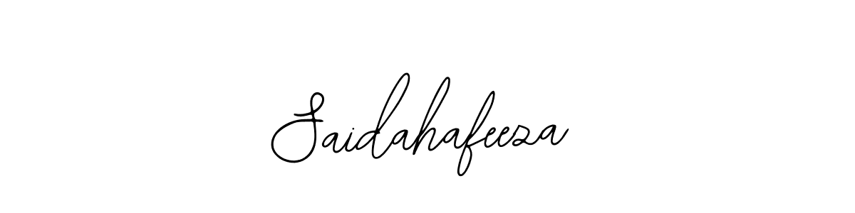 How to make Saidahafeeza signature? Bearetta-2O07w is a professional autograph style. Create handwritten signature for Saidahafeeza name. Saidahafeeza signature style 12 images and pictures png