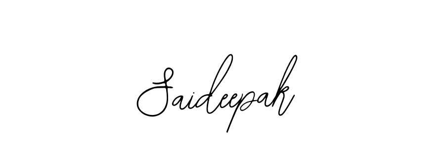 You can use this online signature creator to create a handwritten signature for the name Saideepak. This is the best online autograph maker. Saideepak signature style 12 images and pictures png