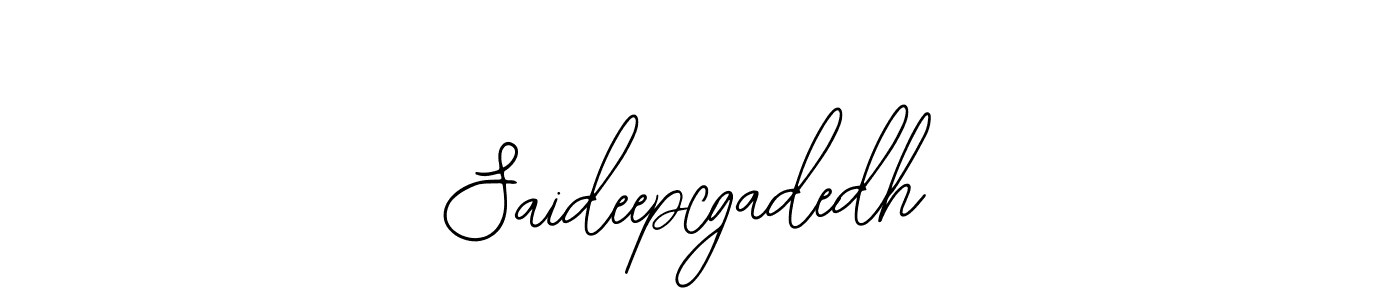 Make a beautiful signature design for name Saideepcgadedh. With this signature (Bearetta-2O07w) style, you can create a handwritten signature for free. Saideepcgadedh signature style 12 images and pictures png