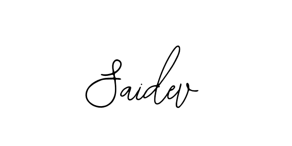 The best way (Bearetta-2O07w) to make a short signature is to pick only two or three words in your name. The name Saidev include a total of six letters. For converting this name. Saidev signature style 12 images and pictures png