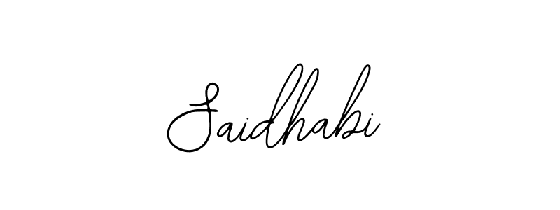 The best way (Bearetta-2O07w) to make a short signature is to pick only two or three words in your name. The name Saidhabi include a total of six letters. For converting this name. Saidhabi signature style 12 images and pictures png