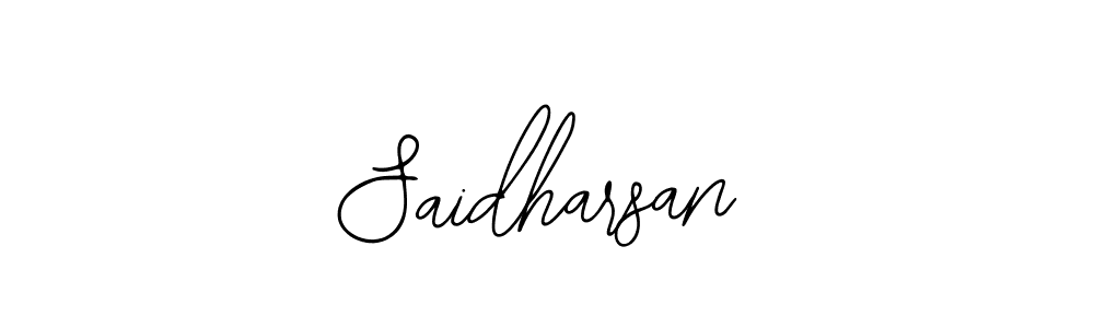 Create a beautiful signature design for name Saidharsan. With this signature (Bearetta-2O07w) fonts, you can make a handwritten signature for free. Saidharsan signature style 12 images and pictures png