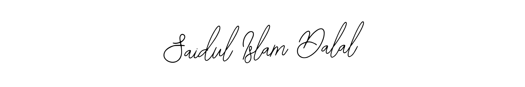 You should practise on your own different ways (Bearetta-2O07w) to write your name (Saidul Islam Dalal) in signature. don't let someone else do it for you. Saidul Islam Dalal signature style 12 images and pictures png