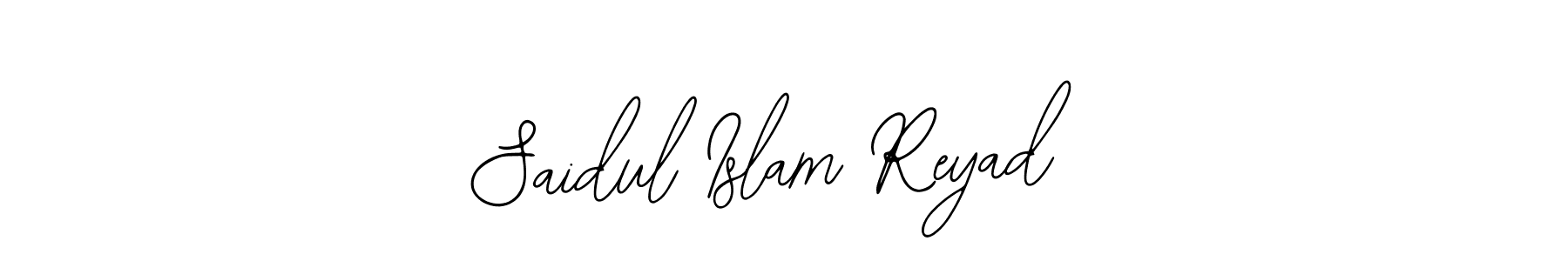 Create a beautiful signature design for name Saidul Islam Reyad. With this signature (Bearetta-2O07w) fonts, you can make a handwritten signature for free. Saidul Islam Reyad signature style 12 images and pictures png