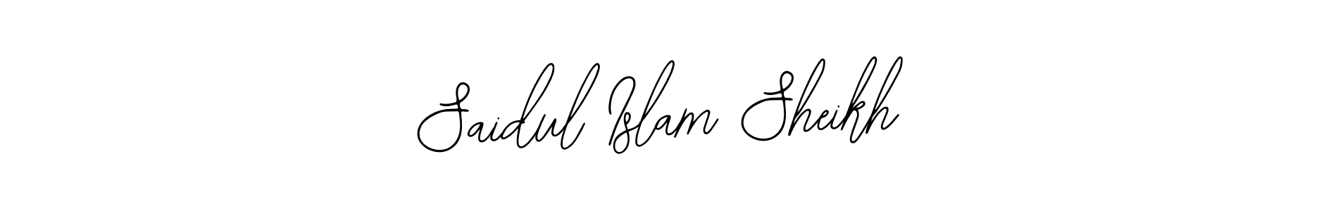 Make a beautiful signature design for name Saidul Islam Sheikh. Use this online signature maker to create a handwritten signature for free. Saidul Islam Sheikh signature style 12 images and pictures png