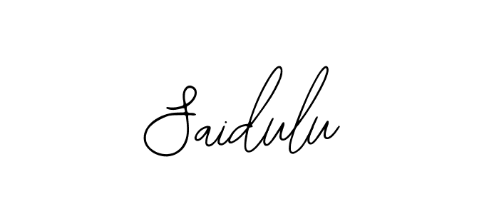 How to make Saidulu name signature. Use Bearetta-2O07w style for creating short signs online. This is the latest handwritten sign. Saidulu signature style 12 images and pictures png