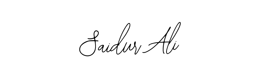 You should practise on your own different ways (Bearetta-2O07w) to write your name (Saidur Ali) in signature. don't let someone else do it for you. Saidur Ali signature style 12 images and pictures png