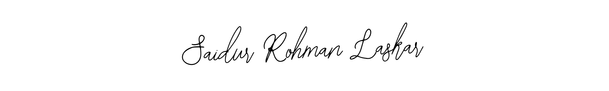 Make a beautiful signature design for name Saidur Rohman Laskar. Use this online signature maker to create a handwritten signature for free. Saidur Rohman Laskar signature style 12 images and pictures png